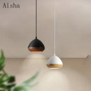 lustre nordique style japonais wabi-sabi en fer décoratif