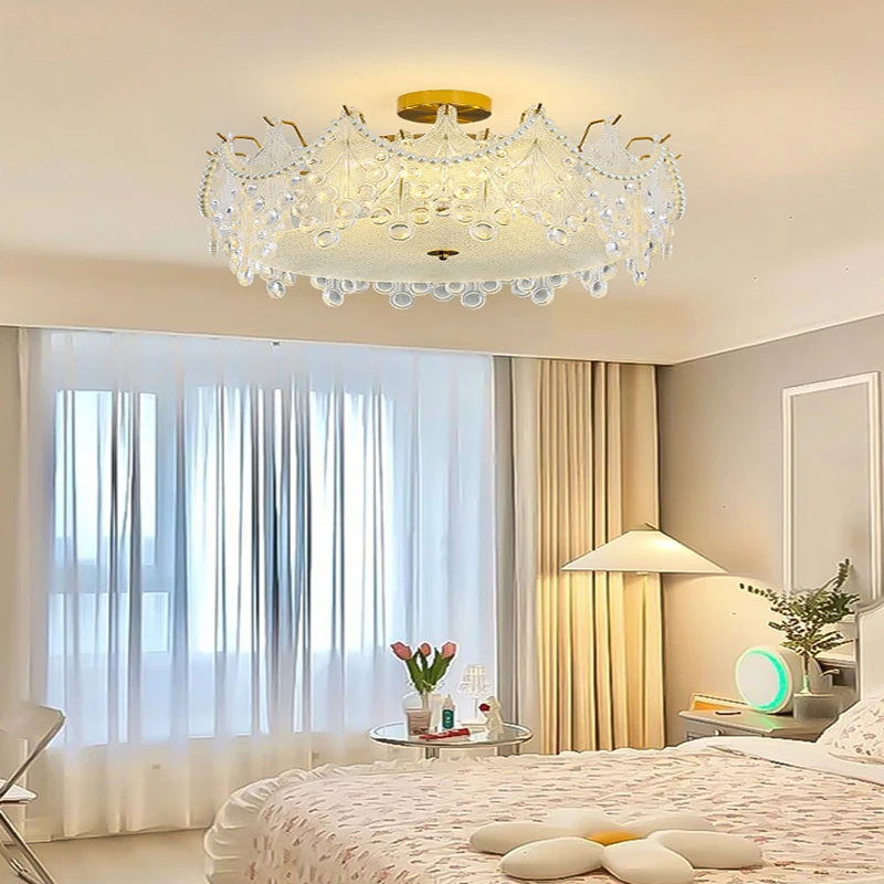 lustre led post-moderne de luxe suspendu pour la saison - vue 3 sur 9