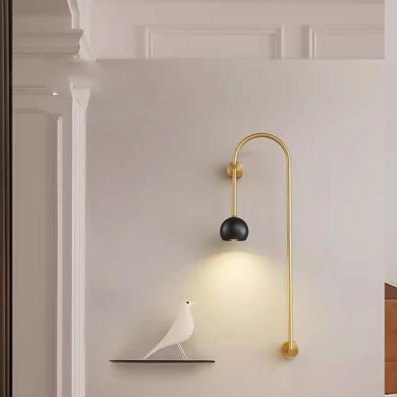 applique murale en cuivre style italien pour intérieur élégant - vue 2 sur 8