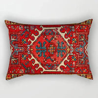 housse de coussin vintage à motif mandala pour canapé ou lit