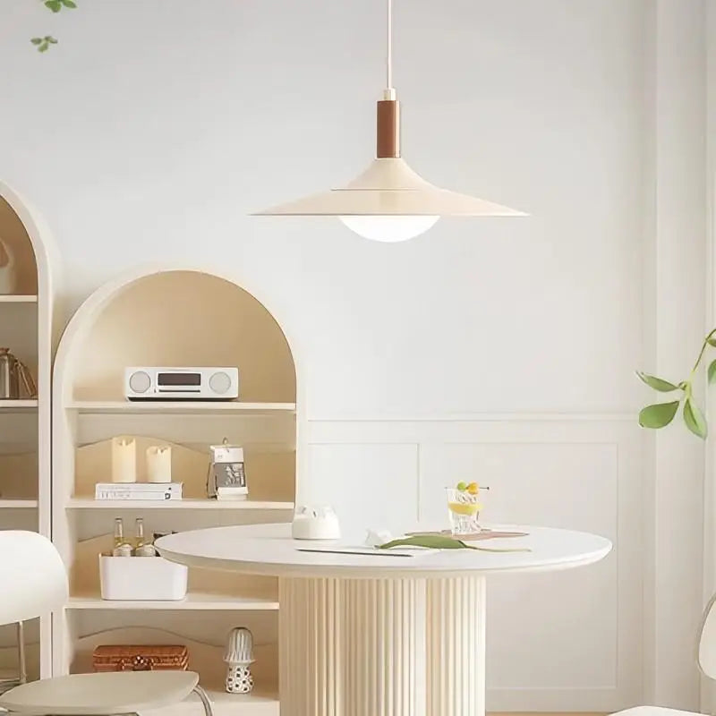 lustre moderne style ovni protection des yeux design contemporain - vue 4 sur 8