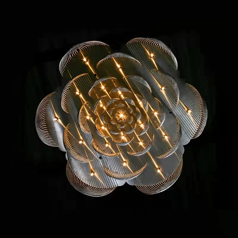 lustre moderne artistique pour décoration intérieure luxueuse - vue 5 sur 12