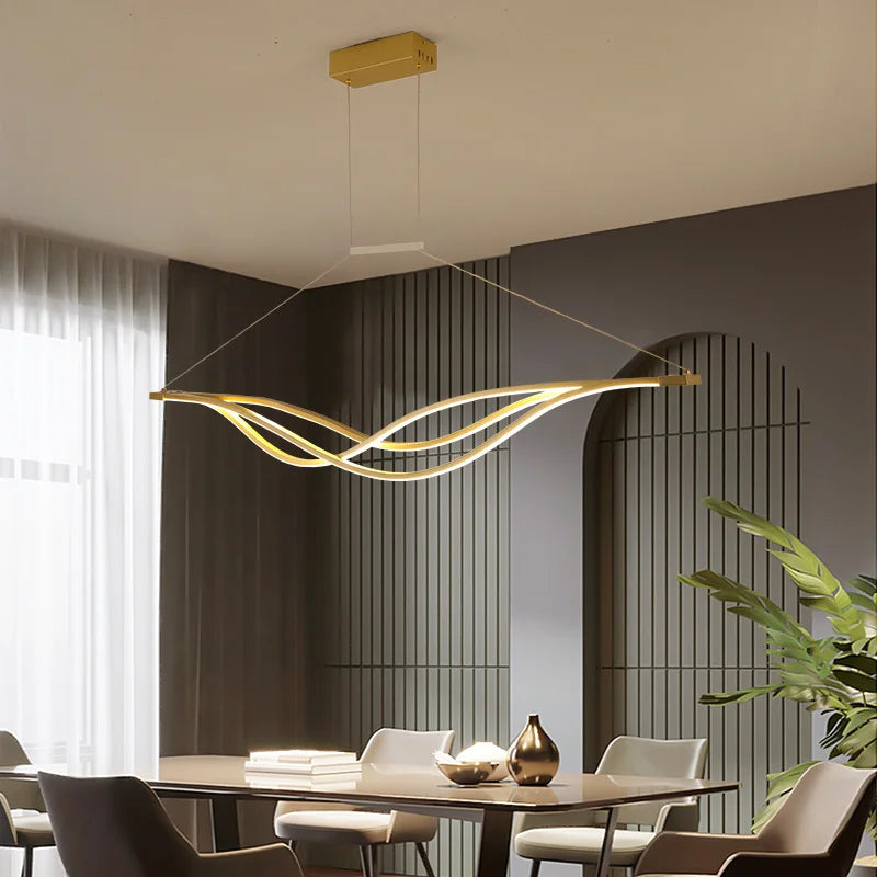 lustre moderne led décoratif pour restaurants et espaces intérieurs - vue 1 sur 10