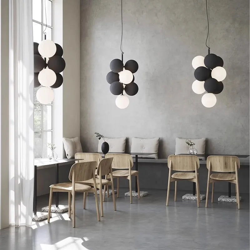 lustre moderne et créatif en led pour cuisine et intérieur - vue 5 sur 12