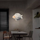 applique murale en forme de poisson pour éclairage intérieur