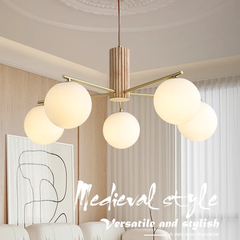 lustre japonais en cuivre style rétro médiéval pour intérieur élégant - vue 2 sur 13