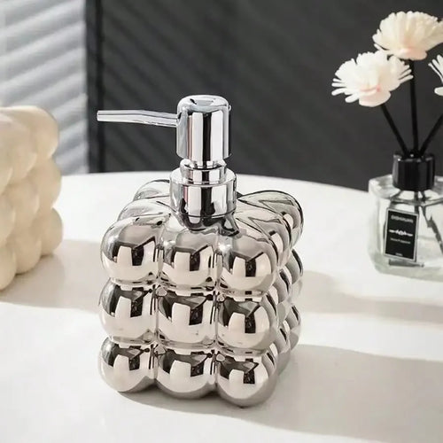 distributeur de savon liquide en céramique pour la salle de bain - vue 7 sur 6