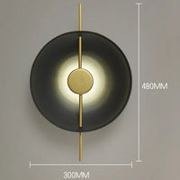 applique murale led nordique post-moderne pour éclairage d'hôtel
