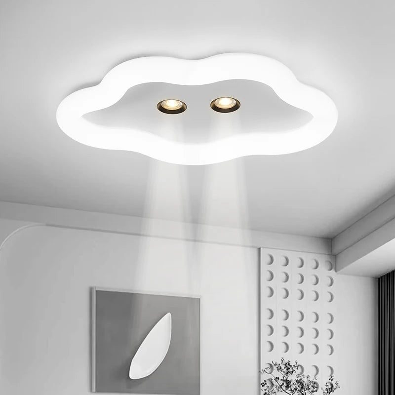 lampe de salon nordique led ronde simple et moderne - vue 6 sur 9
