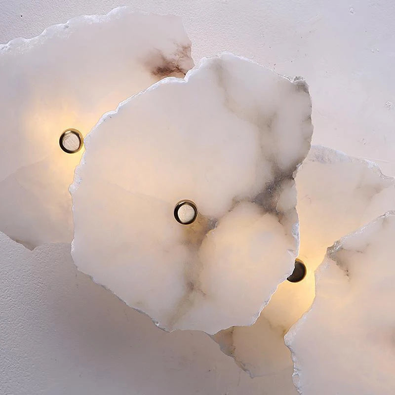 applique murale led en marbre naturel pour hôtel allée - vue 5 sur 8