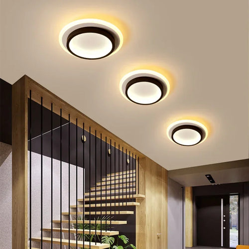 plafonnier led design moderne luminaire décoratif d'intérieur idéal - vue 3 sur 12