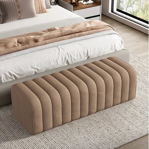 banc à chaussures design moderne avec repose pieds doux et confortable - vue 5 sur 26