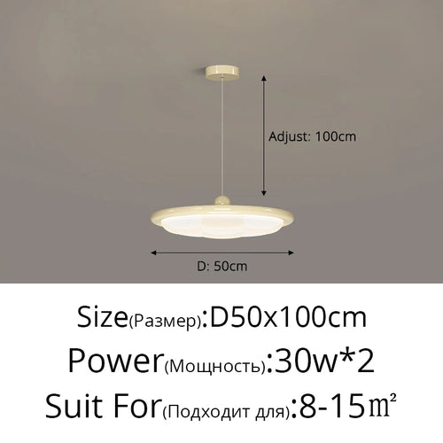 plafonnier à led design pour éclairage et décoration intérieure - vue 14 sur 14
