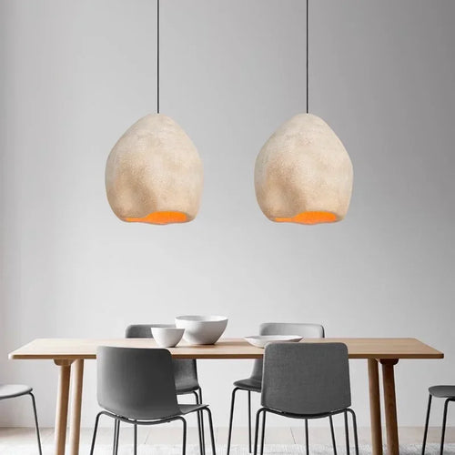 lustre moderne wabi sabi pour décoration intérieure et bar - vue 4 sur 9