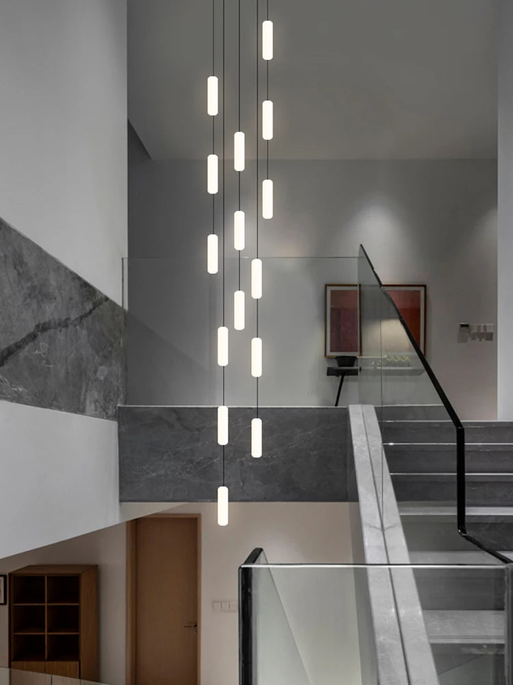 lustre à led moderne pour éclairage suspendu élégant - vue 5 sur 13