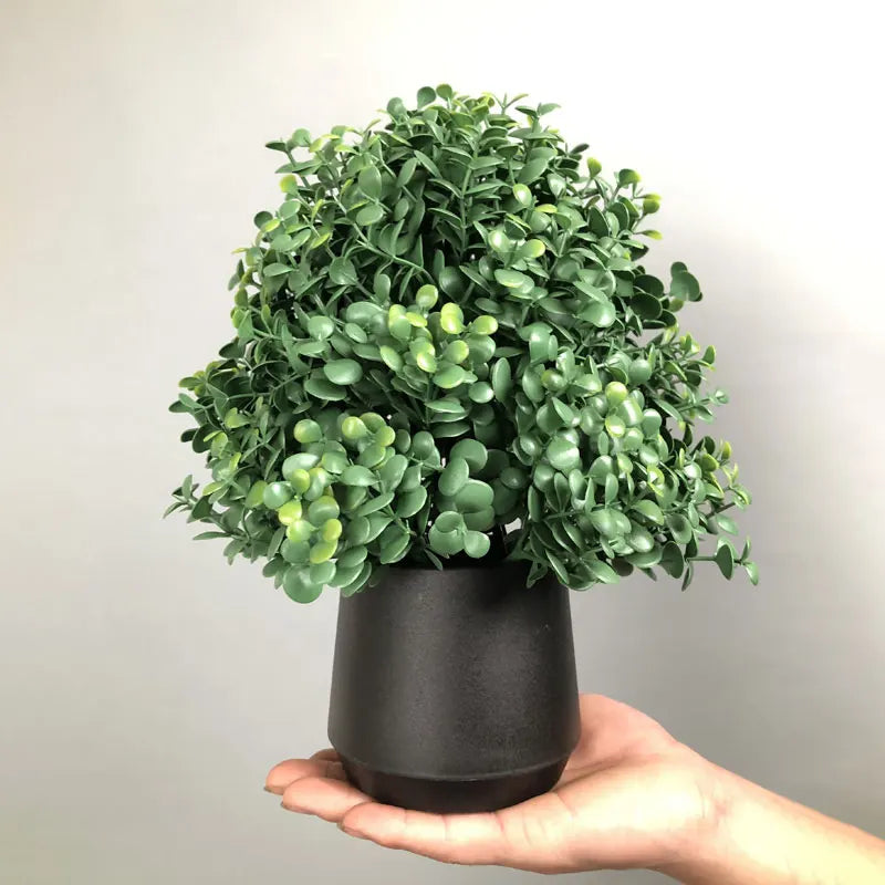 arbre d'eucalyptus artificiel pour décoration intérieure et extérieure - vue 1 sur 6