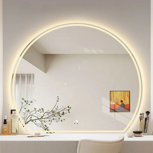 miroir de maquillage artistique avec applique murale créative - vue 4 sur 13