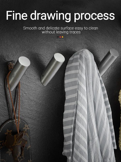 crochets en acier inoxydable pour organiser vos vêtements et accessoires - vue 5 sur 15