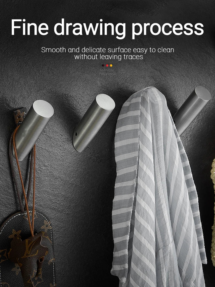 crochets en acier inoxydable pour organiser vos vêtements et accessoires - vue 4 sur 15