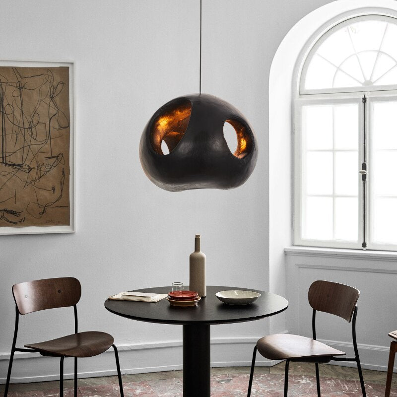 Suspension design ronde noire Aldo - vue 4 sur 6
