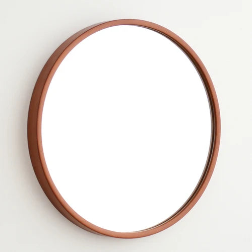 miroirs décoratifs ronds en bois nordique pour intérieur - vue 8 sur 8