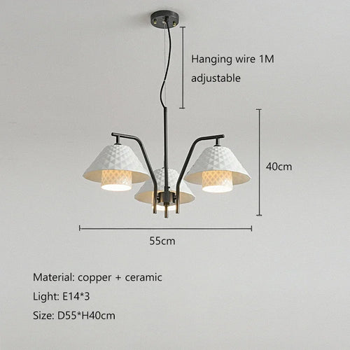 lustre à led pour décoration intérieure moderne et élégante - vue 9 sur 11