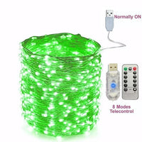 guirlande lumineuse led avec télécommande 8 modes décoration festive