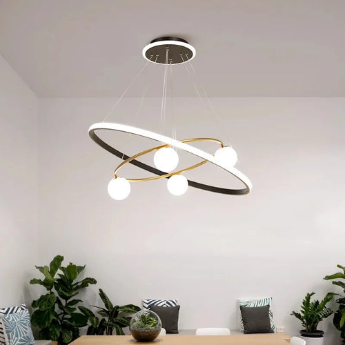 lustre décoration maison éclairage intérieur suspension fantaisie - vue 5 sur 9