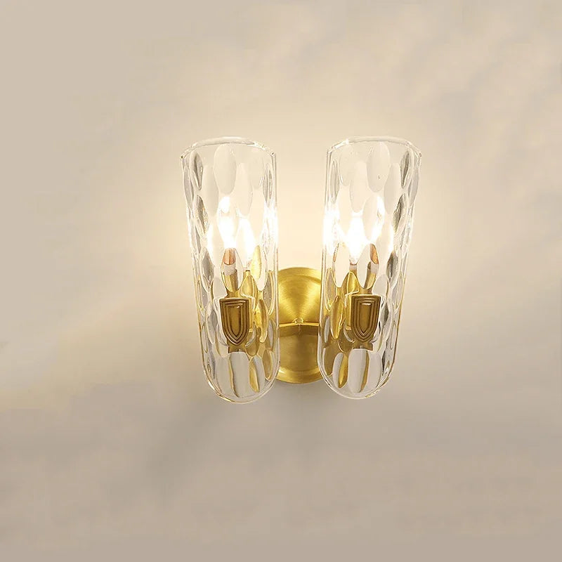 applique murale en cristal design bouclier luxe pour intérieur décoratif - vue 1 sur 8