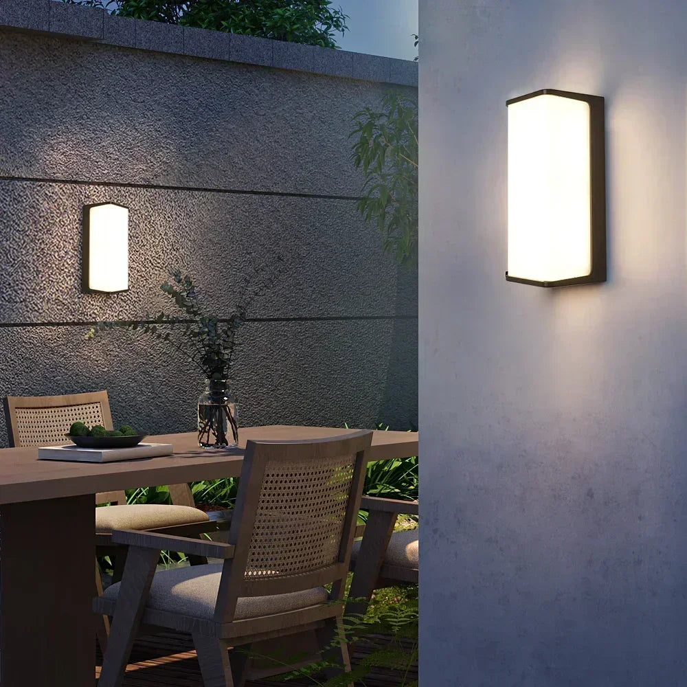 Applique murale LED étanche extérieure IP65 éclairage extérieur LED moderne porche lumières balcon jardin lumières applique extérieure 110V 220V - vue 3 sur 7