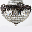 lustre en cristal européen 6 lumières pour intérieur élégant