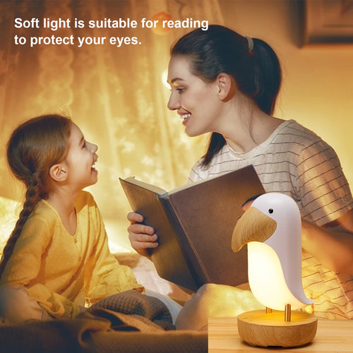 Toucan oiseau veilleuse Usb Rechargeable Lampe de Table Bluetooth Lampe chambre décor cadeau de noël pour enfants éclairage intérieur - vue 6 sur 10