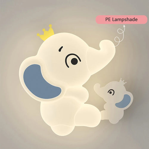applique murale créative en forme d'éléphant pour éclairage intérieur - vue 2 sur 12