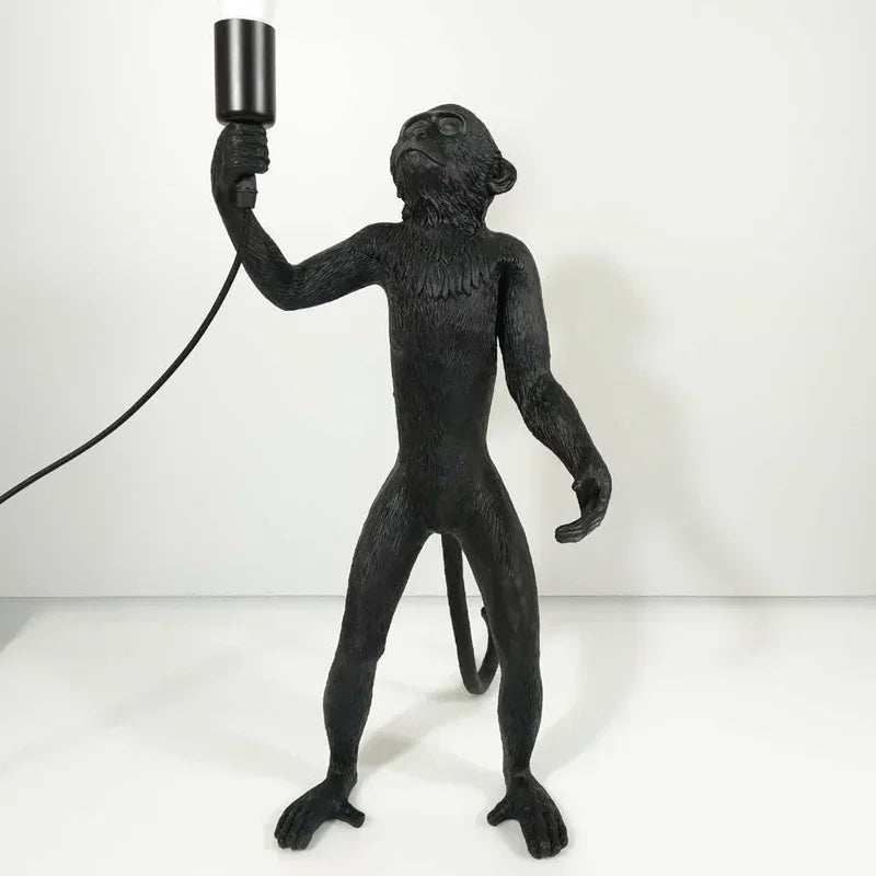 lustre rétro créatif en forme de singe pour cafés et restaurants - vue 16 sur 18