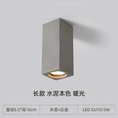 plafonnier terrazzo led en ciment style industriel pour intérieur moderne - vue 12 sur 12