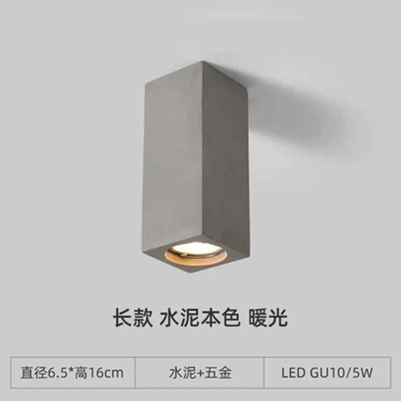 plafonnier terrazzo led en ciment style industriel pour intérieur moderne - vue 11 sur 12