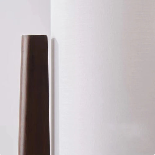 Lampadaire LED en bois style coréen - vue 7 sur 8