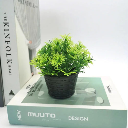 mini plante artificielle en pot pour décoration et événements festifs - vue 8 sur 11