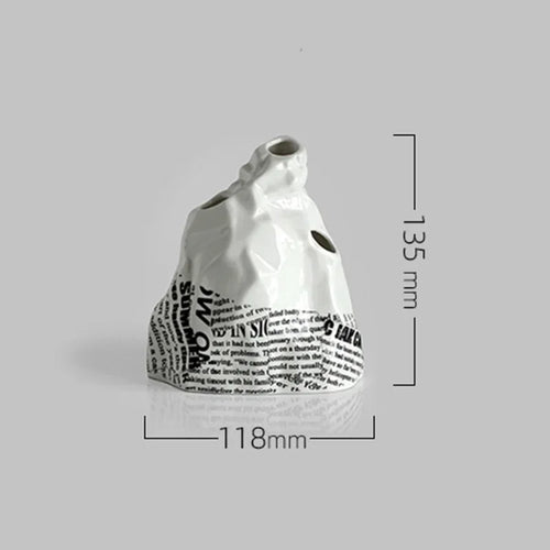 accessoires en céramique d'art origami pour salle de bain haut de gamme - vue 9 sur 15