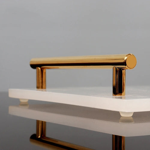 ensemble daccessoires en marbre naturel pour salle de bain - vue 5 sur 22