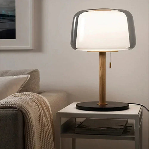 lampe de chevet design moderne en verre pour décoration élégante - vue 2 sur 7