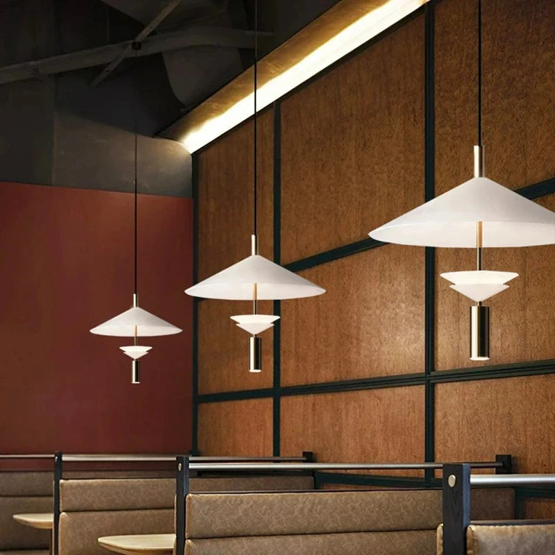 suspension en métal pour intérieur moderne avec lumière douce - vue 2 sur 14