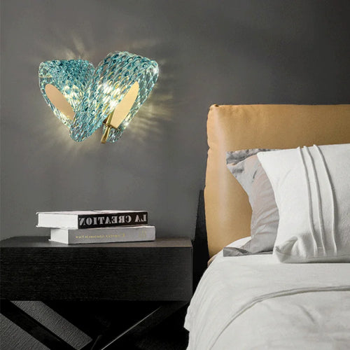 applique murale design fleur luxe créatif en cuivre décoratif - vue 5 sur 8