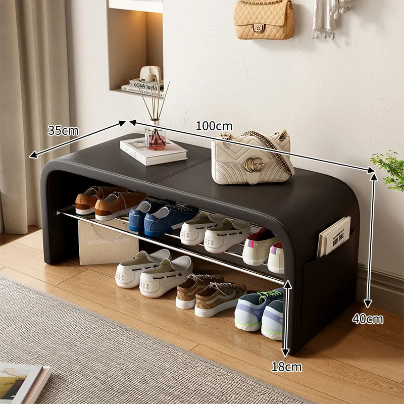 banc polyvalent pour rangement et assise décorative - vue 14 sur 15