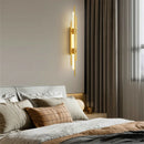 applique murale verticale à led en fer design élégant pour intérieur