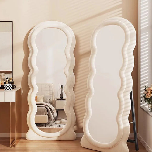 miroir debout design nordique esthétique pour décoration moderne - vue 2 sur 17
