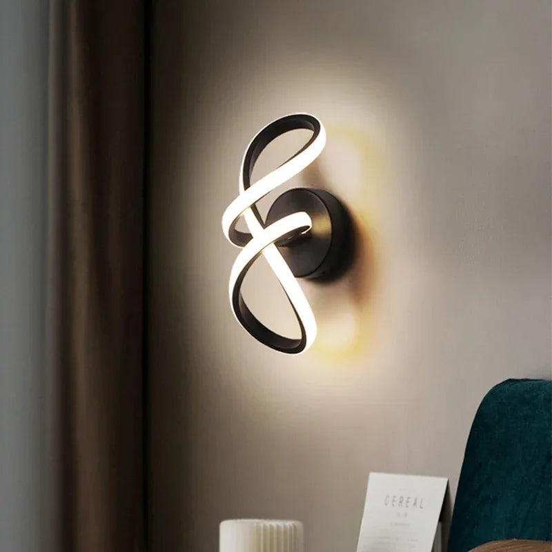 plafonnier led moderne minimaliste pour allée entrée et escalier - vue 4 sur 12
