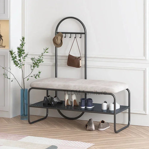 banc de rangement minimaliste pour chaussures et rangement - vue 2 sur 10