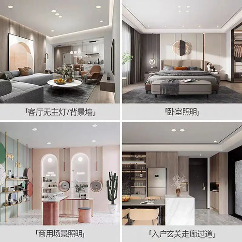 plafonnier led zigbee 30 éclairage intérieur intelligent à intensité variable - vue 8 sur 8