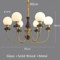 lustre rétro en métal et verre pour intérieur élégant